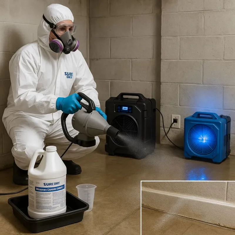 Sanitization and Odor Removal process in Bel Air North, MD